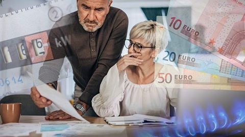 deux personnes regardent facture énergie